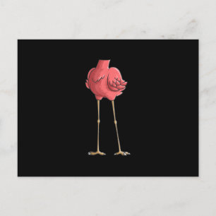Postal De Anuncios Regalos de disfraces Flamingo Halloween sin cabeza