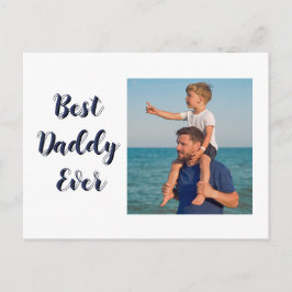 Postal De Anuncios Regalos de Fotos para Papá Calcomanía
