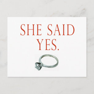 Postal De Anuncios Regalos y camisetas de Groom Engagement