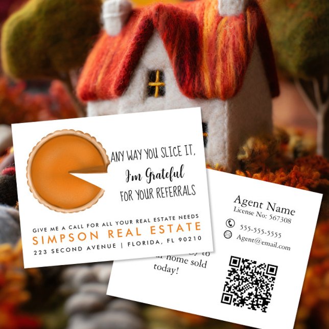 Postal De Anuncios remisiones de tarta de calabaza de porción inmobil (Subido por el creador)