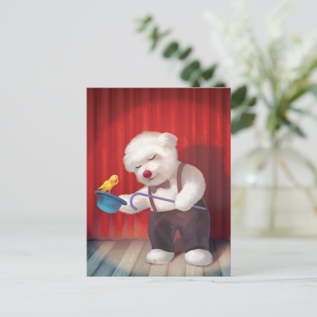 Postal De Anuncios Rendimiento mágico (Anverso de pie)