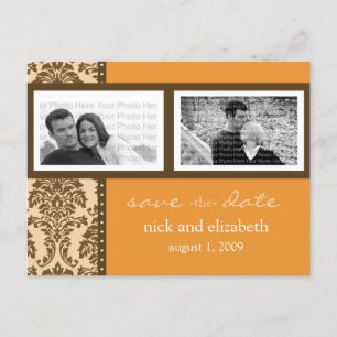 Postal De Anuncios Reserva anaranjada barroca de la Dos-Foto del