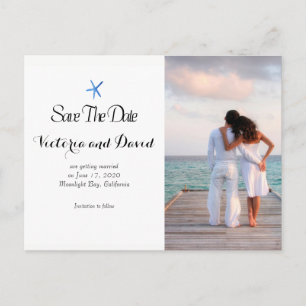 Postal De Anuncios Reserva de encargo de la boda de playa del azul de