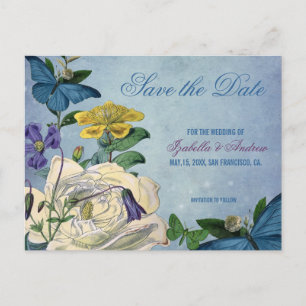 Postal De Anuncios Reserva de la boda del jardín de la mariposa la