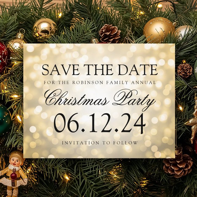 Postal De Anuncios Reserva de la fiesta de Navidad las luces del (Subido por el creador)
