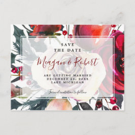 Postal De Anuncios reserva del día de fiesta del navidad del invierno