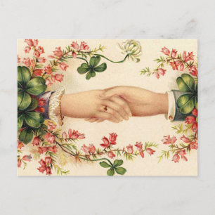 Postal De Anuncios Reserva irlandesa romántica de la boda las