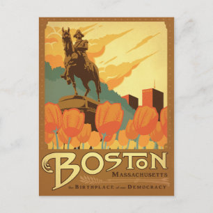 Postal De Anuncios Reserva la fecha   Boston, MAMÁES