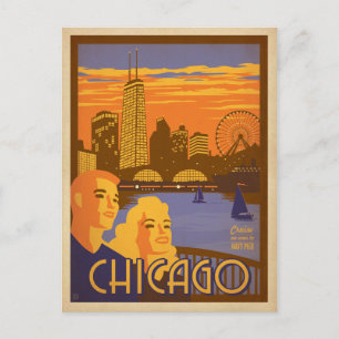 Postal De Anuncios Reserva la fecha   Chicago, IL - Navy Pier