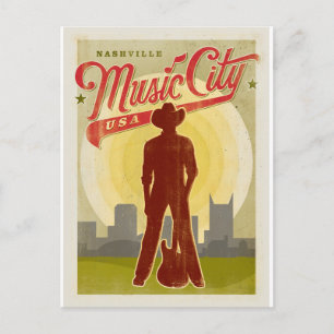 Postal De Anuncios Reserva la fecha Nashville, TN - Music City USA