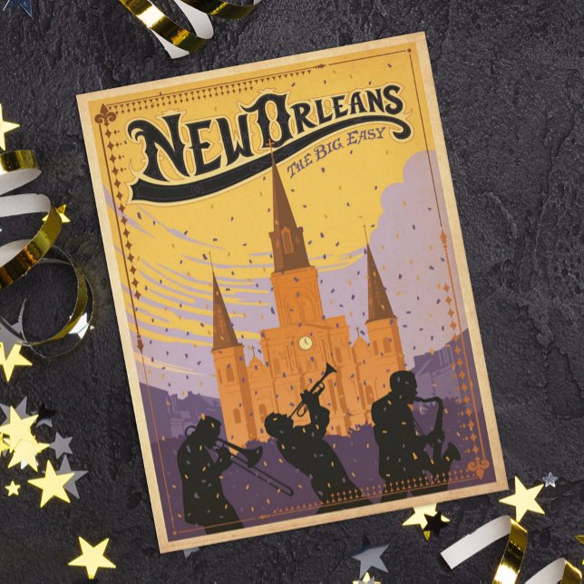 Postal De Anuncios Reserva la fecha | Nueva Orleans, LA (Subido por el creador)