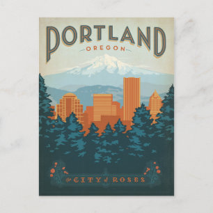 Postal De Anuncios Reserva la fecha   Portland, OR