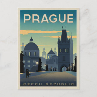 Postal De Anuncios Reserva la fecha | Praga, República Checa