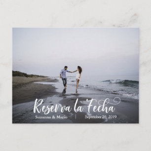 Postal De Anuncios Reserva la Fecha Save the Date Español Ohjas Annou