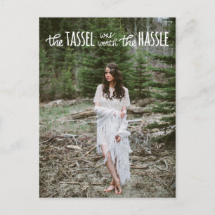 Postal De Anuncios Reserva linda blanca graduada de la escritura el  