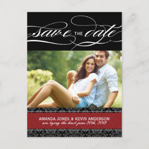 Postal De Anuncios Reserva negra y roja del damasco la fecha