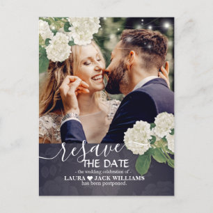 Postal De Anuncios Resuelva el aplazamiento del Boda de fecha reprogr