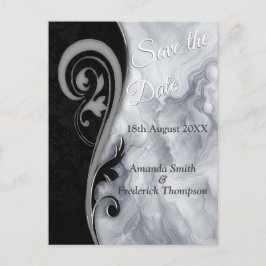 Postal De Anuncios Resumen de oro sobre texturas de mármol negro y mi