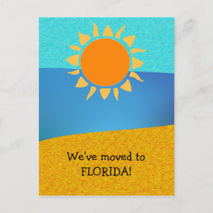 Postal De Anuncios Resumen Nos mudamos a la nueva dirección de Florid