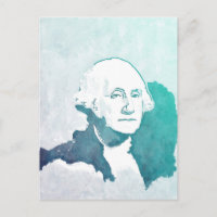 Retrato de George Washington en estilo Pop Art