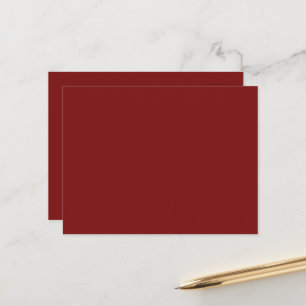 Postal De Anuncios Rojo claro lunar