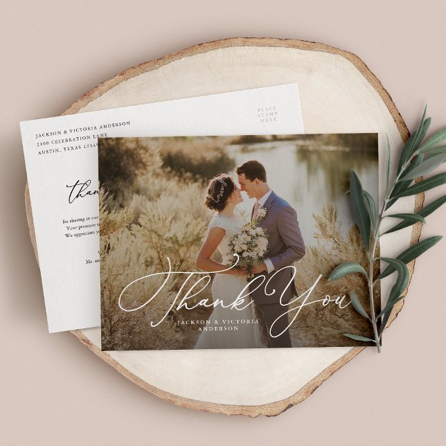 Postal De Anuncios Romance Gracias Postcard (Subido por el creador)