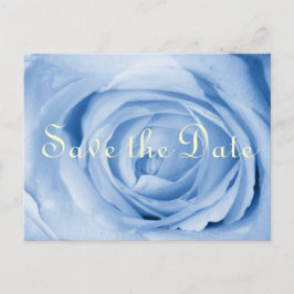 Postal De Anuncios Rosa Azul Claro Guardar Fecha