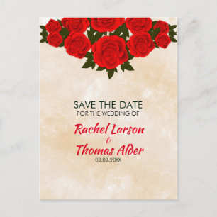 Postal De Anuncios Roses rojos