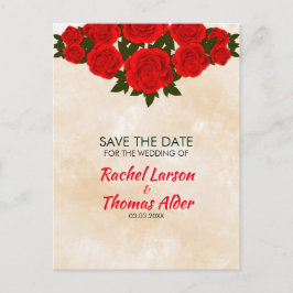 Postal De Anuncios Roses rojos