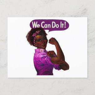 Postal De Anuncios Rosie la remachadora afroamericana Historia Negra