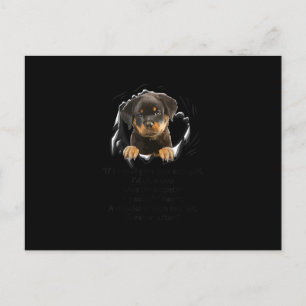Postal De Anuncios Rottweiler Puppy Si Pudiera Darle Algún Gif Gracio