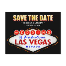 Rótulo neón de Las Vegas - Salva al Boda de fechas
