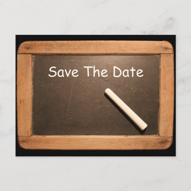 Postal De Anuncios Rustic 65th Birthday Save The Date - Personalizabl (Anverso)
