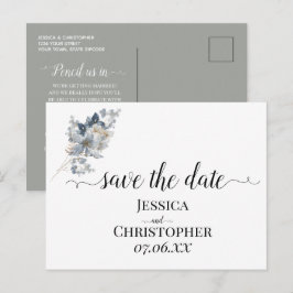 Postal De Anuncios rustic watercolor illustration floral arrangement