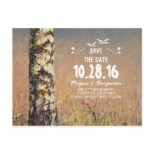 Rústico país del corazón del árbol de abedul salva