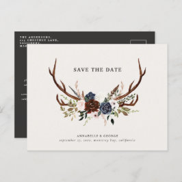 Postal De Anuncios Rústicos guiñan a boda floral de la marina borgoña