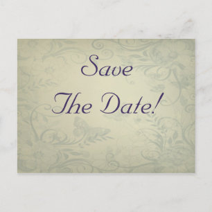 Postal De Anuncios Sage Green Vintage Wedding Save The Date