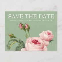 SAGE WEDDING, rosa de cosecha rosada, guardar la f