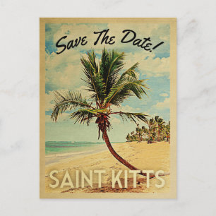Postal De Anuncios Saint Kitts Guarde la Fecha Vintage Playa Palma