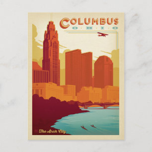 Postal De Anuncios Salva la Fecha   Columbus, OH