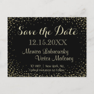 Postal De Anuncios Salva la Fecha   Noche Estrellada