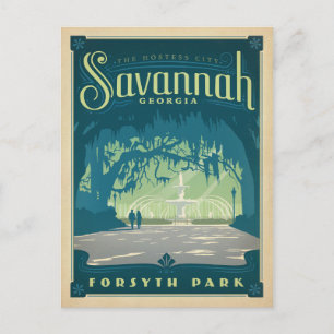 Postal De Anuncios Salva la Fecha   Savannah, GA