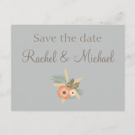 Postal De Anuncios Salvar la fecha encantadora