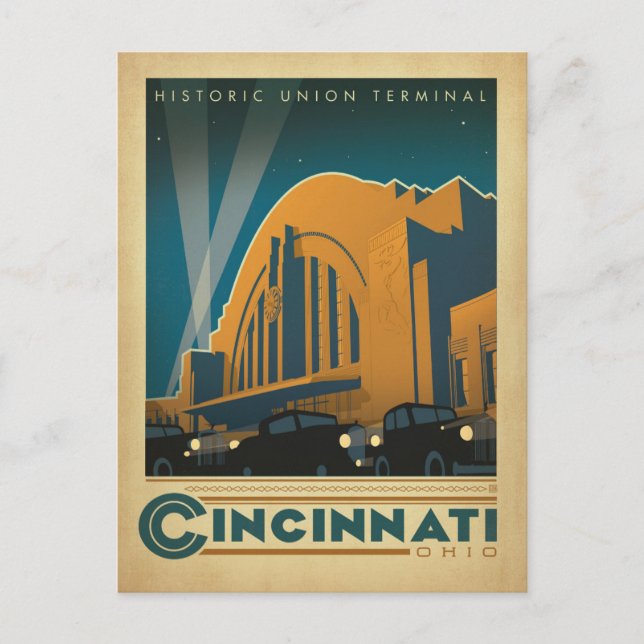 Postal De Anuncios Salve la Fecha | Cincinnati, OH (Anverso)