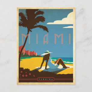 Postal De Anuncios Salve la Fecha   Miami, FL