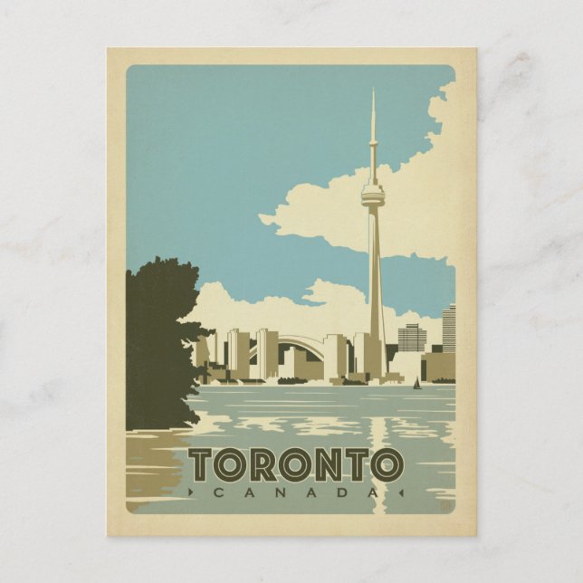 Postal De Anuncios Salve la fecha | Toronto, Ontario 2 (Anverso)