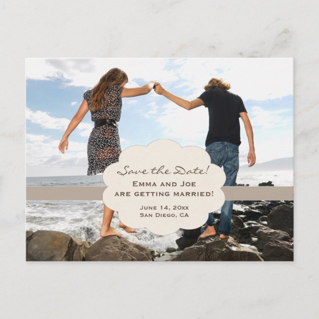 Postal De Anuncios ¡Salven el estilo de playa Date! (Anverso)
