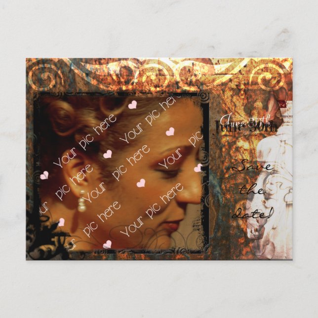 Postal De Anuncios Salven la fecha de la antigua época de bronce II (Anverso)