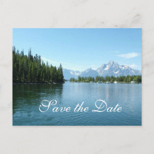 Postal De Anuncios Salven la fecha, Parque Nacional del Gran Teton