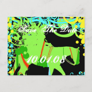 Postal De Anuncios Salven la fecha - Western Grunge